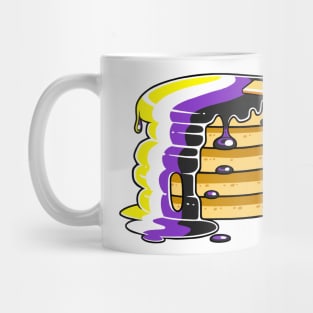 Nonbinary Pride Pancakes LGBT Mug